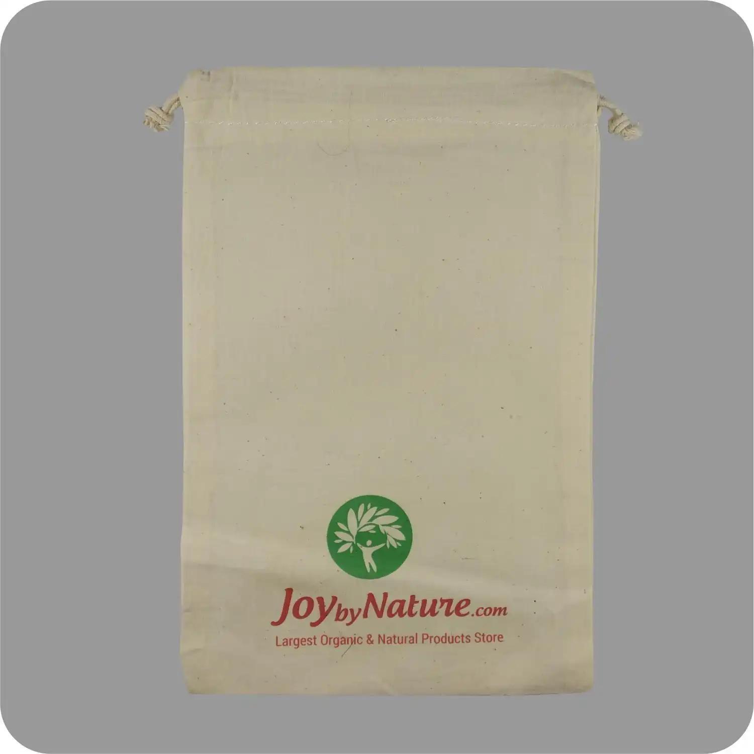 8x10 Inch Fine Quality 100% Cotton Drawstring Pouch (Pack of 50)